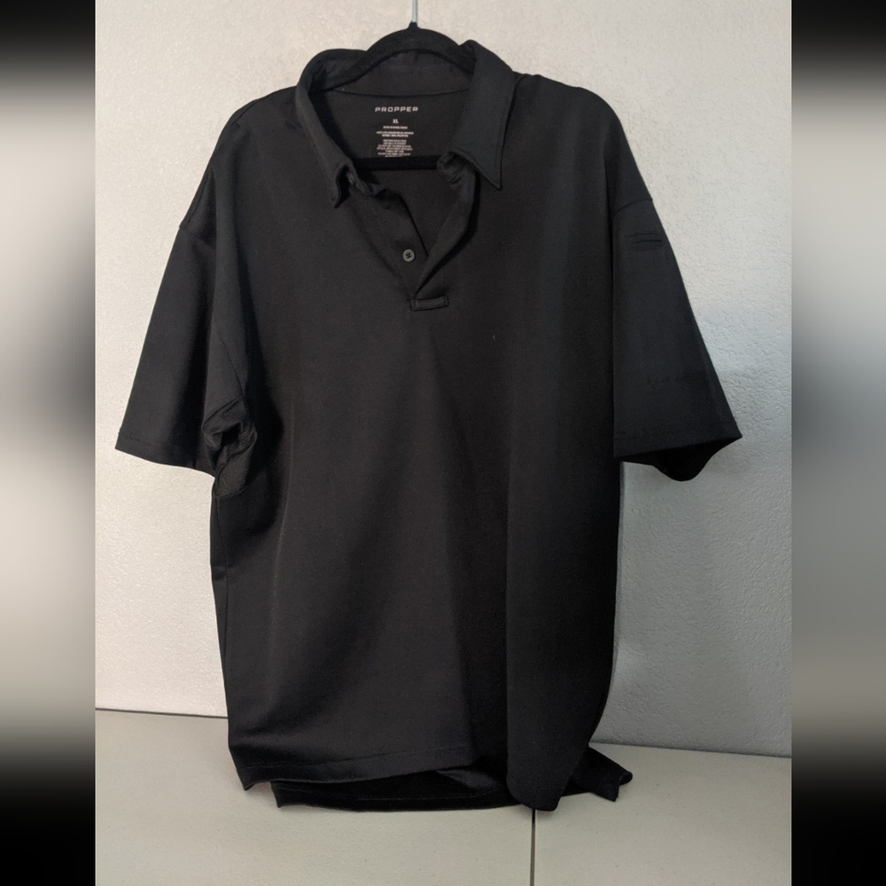 Mens Tactical Military Black Polo Shirt Uniform Sports Outdoor Costume